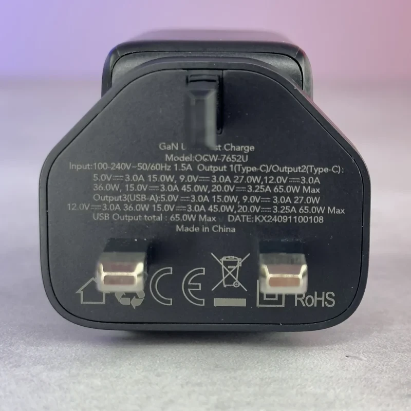 oraimo-65w-all-in-one-gan-charger-inbox-front